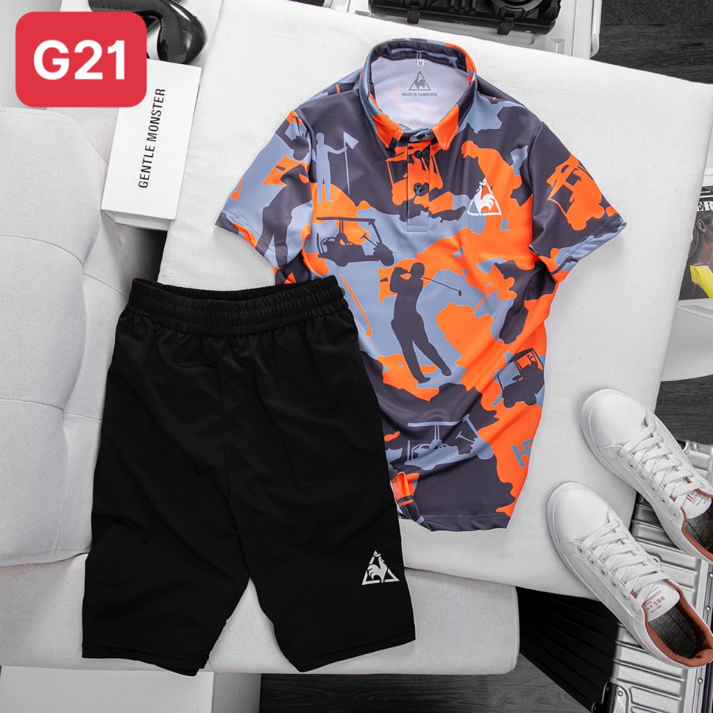 Bộ Thể Thao Polo Gà - Bộ Thể Thao Nam Mua hè