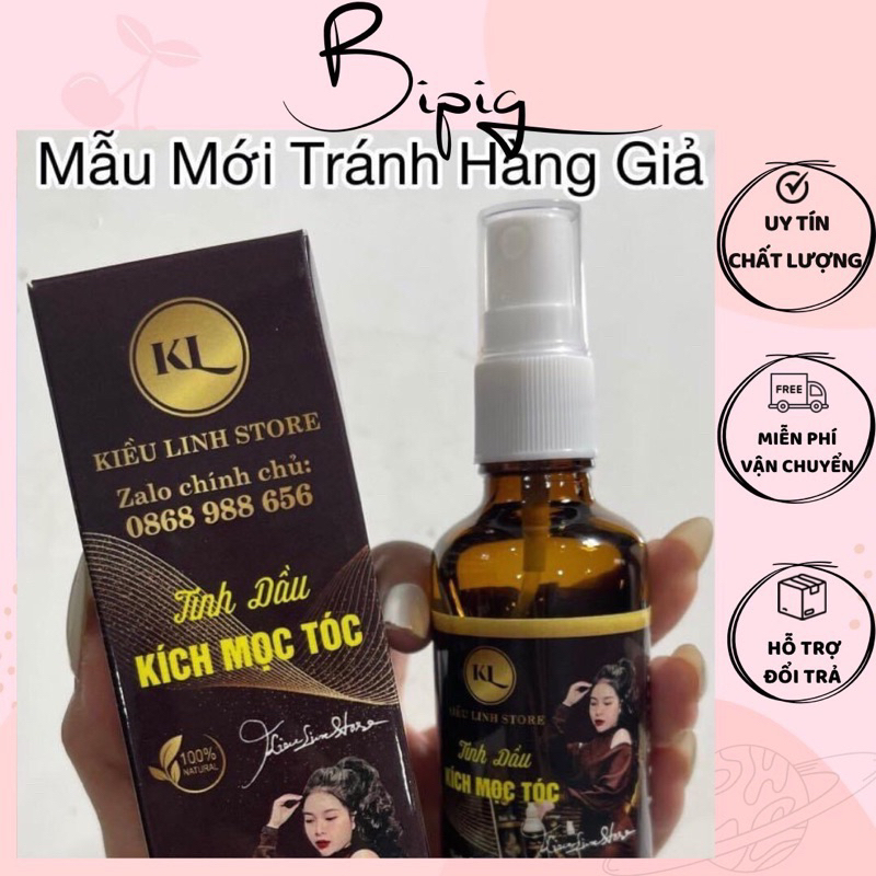 Tinh dầu kích thích mọc tóc Kiều Linh.