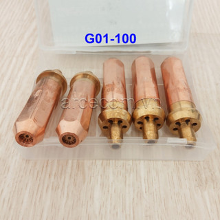 Hộp 5 cái bép cắt hơi trung G01-100 - Bép cắt gió đá G01-100 số 1-2-3