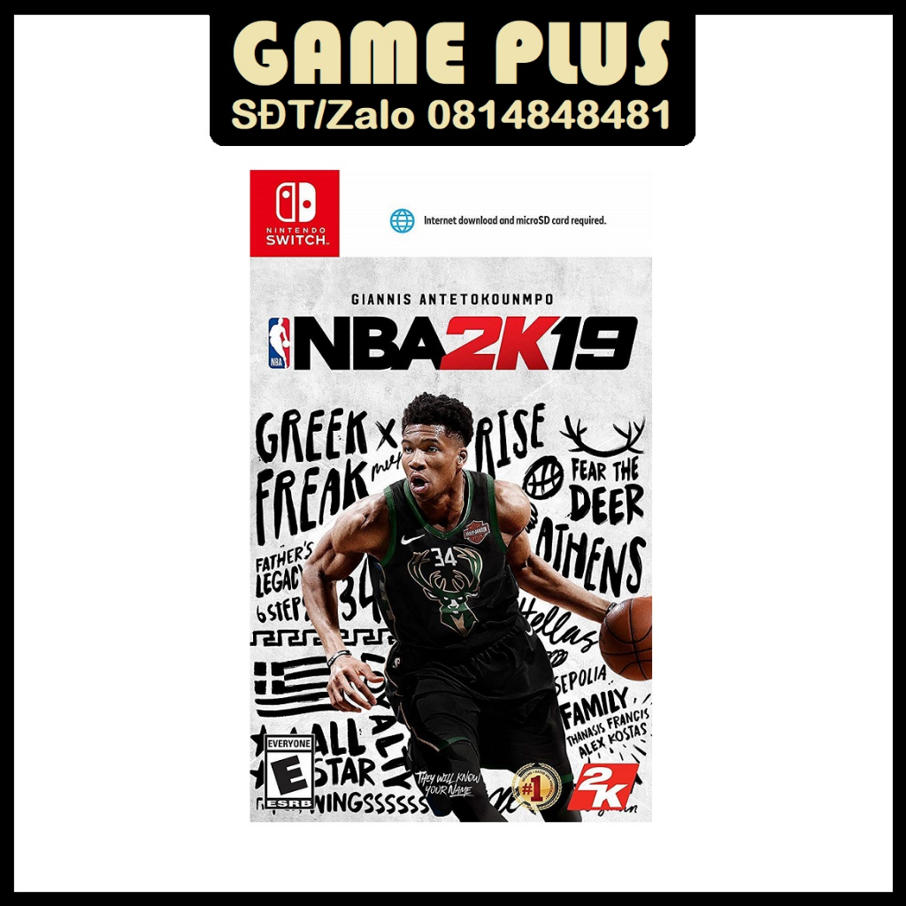 Băng Game 2ND NBA 2K19 cho máy Nintendo Switch