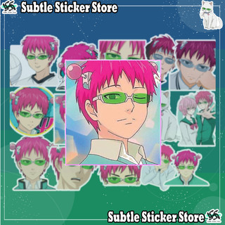 - Set 10/15 Sticker Kusuo Saiki anime The Disastrous Life of Saiki dán trang trí siêu đẹp