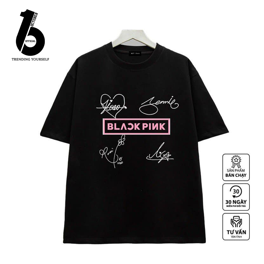 Áo Blackpink Born Pink chất cotton cao cấp, thoáng mát