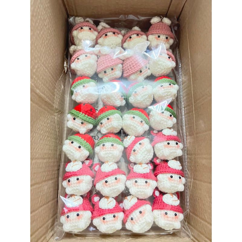 Móc khoá len bé nấm