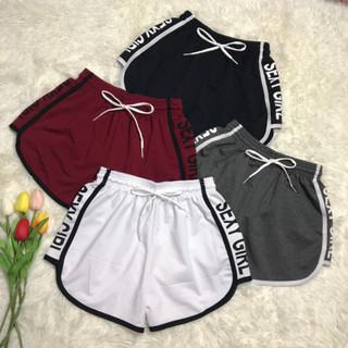 Combo 3 cái 100k/quần short nữ lưng thun viền thể thao trẻ trung, năng động
