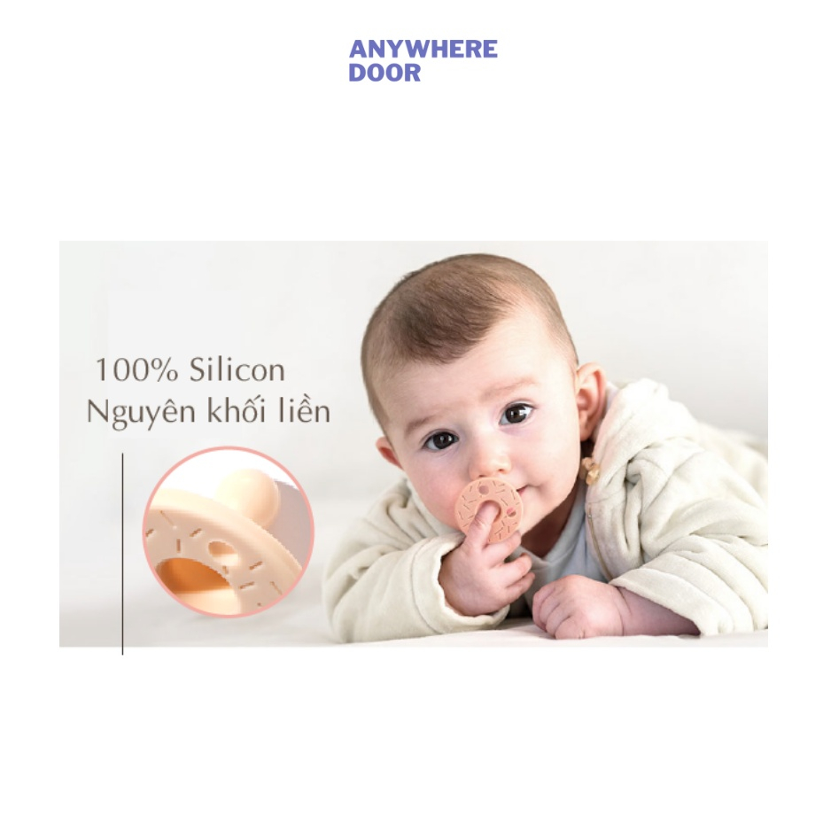 Ti giả silicon Mother-K Hàn Quốc cho bé từ 0-18 tháng
