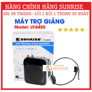Máy trợ giảng không dây chính hãng sunrise LY-045 sóng UHF, máy trợ giảng dành cho giáo viên