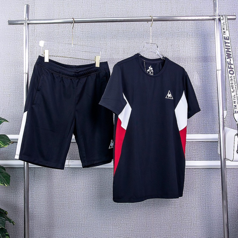 Bộ đồ nam, bộ thể thao nam Lecoq Sportif chất thun mát lạnh cao cấp