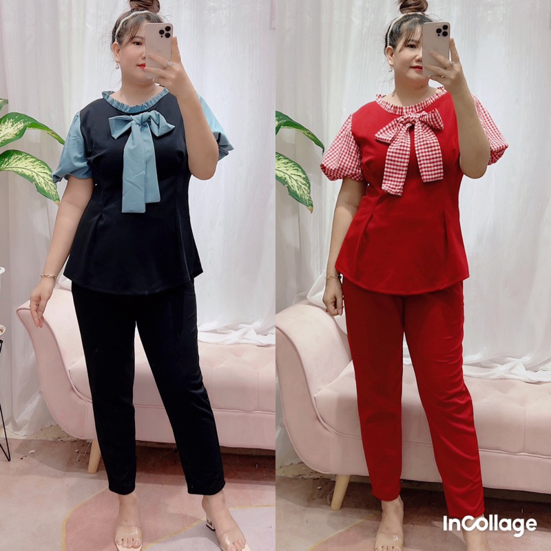 Sét Bộ quần 9tât Bigsize Tay Bí 68kg đến 95kg