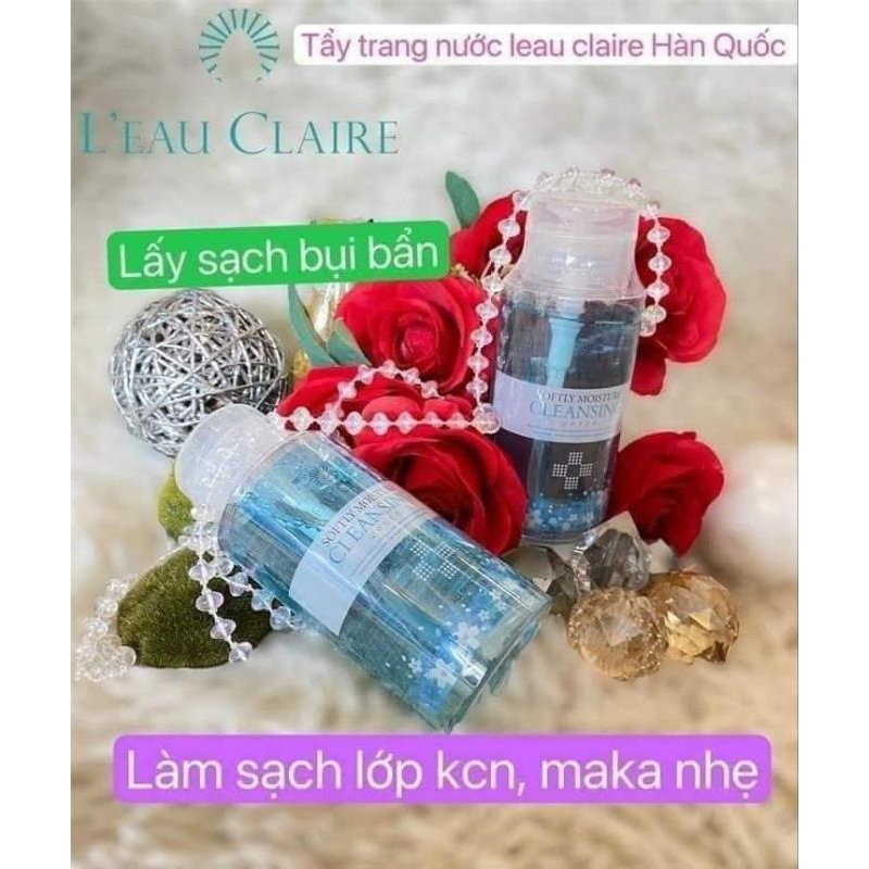 Tẩy trang  sạch sâu Leau claire 300ml