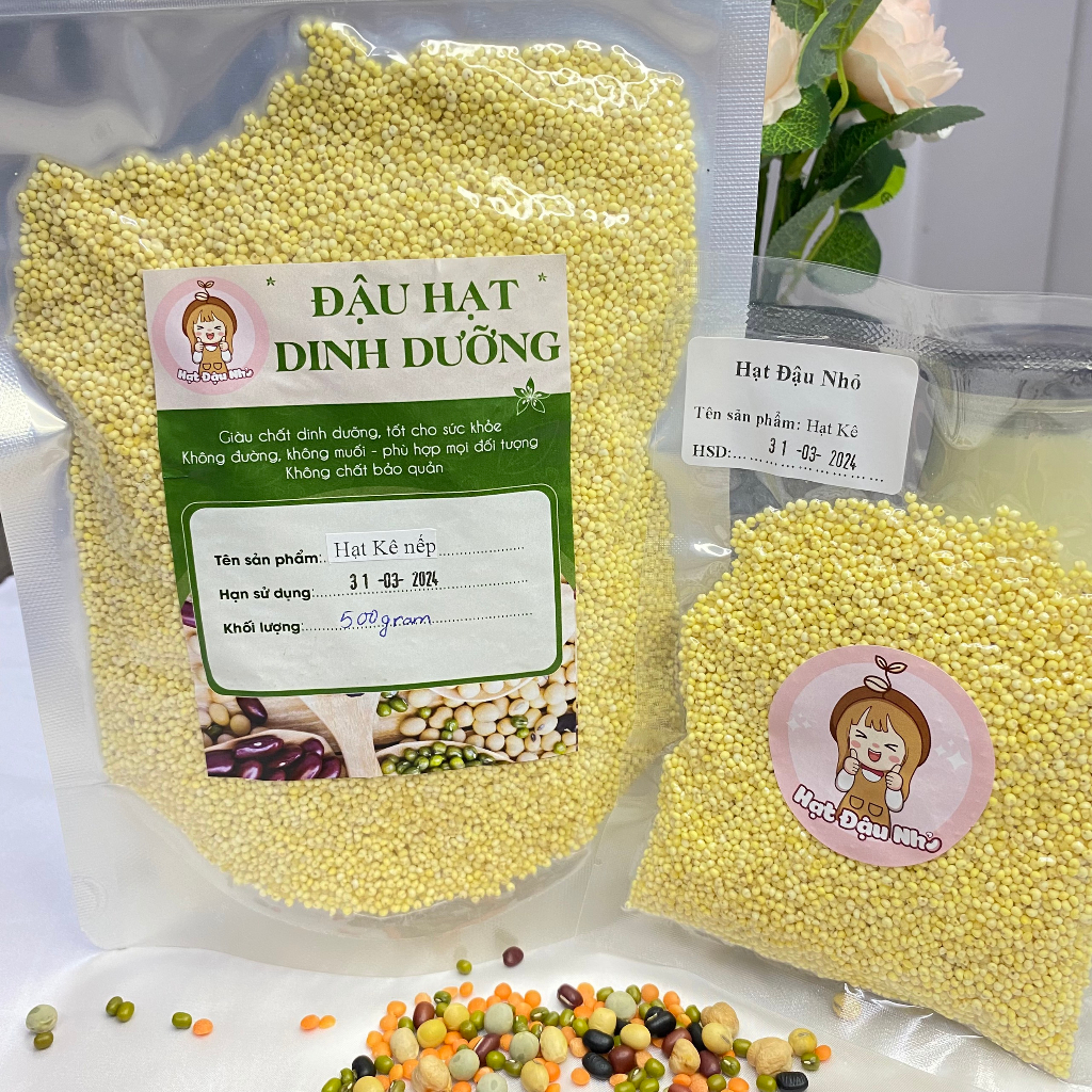 Hạt Kê nếp vàng đã tách vỏ