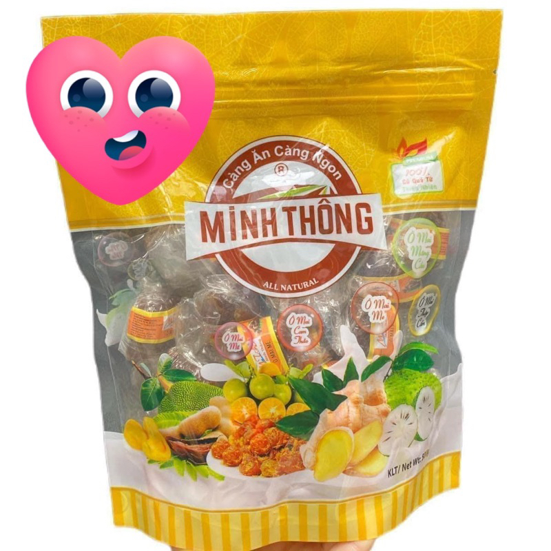 Ô Mai Đủ Vị Minh Thông bịch 500 gam
