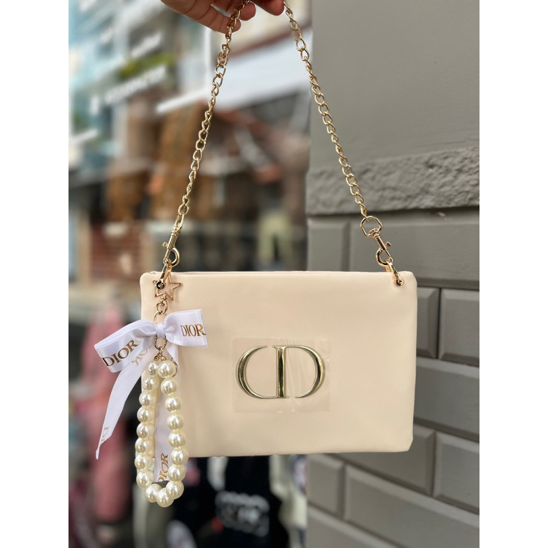 TÚI GIFT DIOR BEAUTY TÁCH SET MỸ PHẨM - TÚI ĐEO CHÉO CẦM TAY