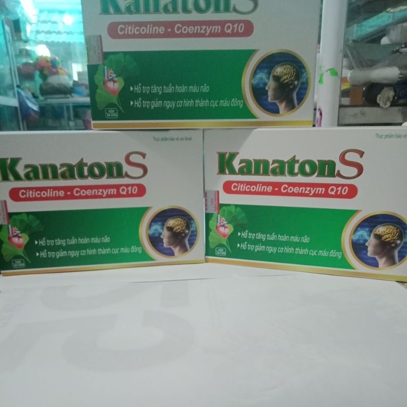 Viên uống bổ não kanatons hỗ trợ tăng cường tuần hoàn não, giúp giảm các biểu hiện đau đầu, hoa mắt, chóng mặt