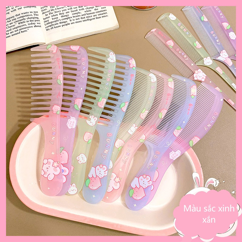 Lược chải tóc cho bé phong cách hoạt hình màu sắc dễ thương