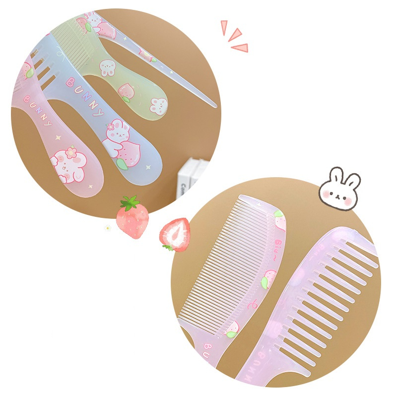 Lược chải tóc cho bé phong cách hoạt hình màu sắc dễ thương