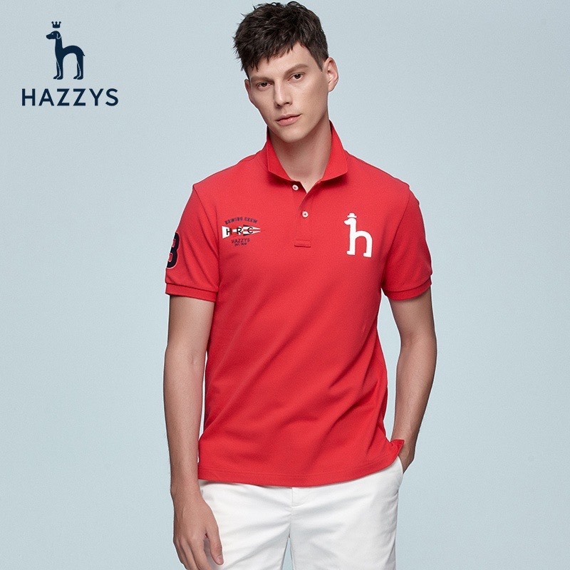 Áo Polo ngắn tay Hazzys full size full màu, áo polo nam, áo phông nam.