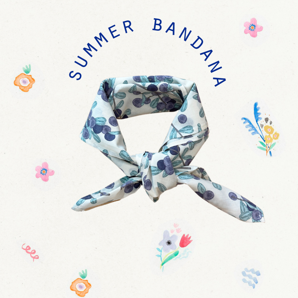 BLEUBIRD Khăn hoa kích thước 60x60cm Summer Bandana