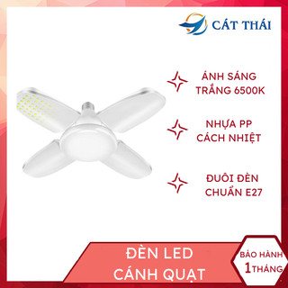 Bóng đèn LED BX-60 công suất 60W hình 4 cánh quạt tiết kiệm điện năng, tuổi thọ cao, màu sắc ánh sáng tự nhiên tươi sáng