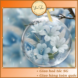 Hàng Có Sẵn Quả Cầu Nhựa Trong Trang Trí Cửa Hàng Showroom Shop Tiệc Ngoài Trời Trái Cầu Đây Hai Nắp