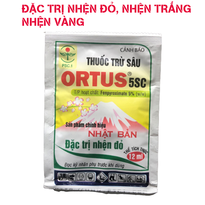 Thuốc diệt nhện đỏ, nhện trắng, nhện vàng Ortus 5SC - Đại lý vật tư nông nghiệp An Việt