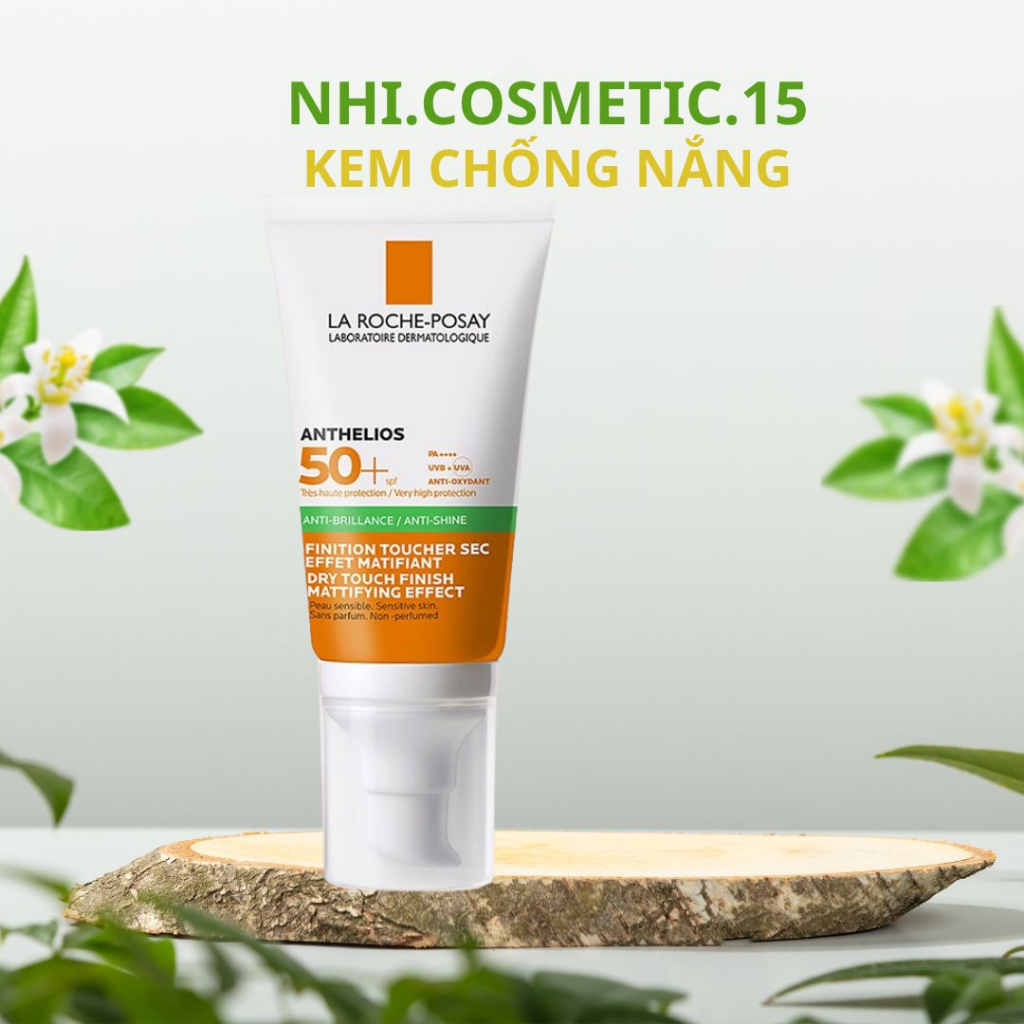 Kem Chống Nắng Kiềm Dầu Cho Da Dầu Mụn La Roche Posay Dry Touch Anthelios Xl Uvb Uva Spf 50+ (15/ 50Ml)