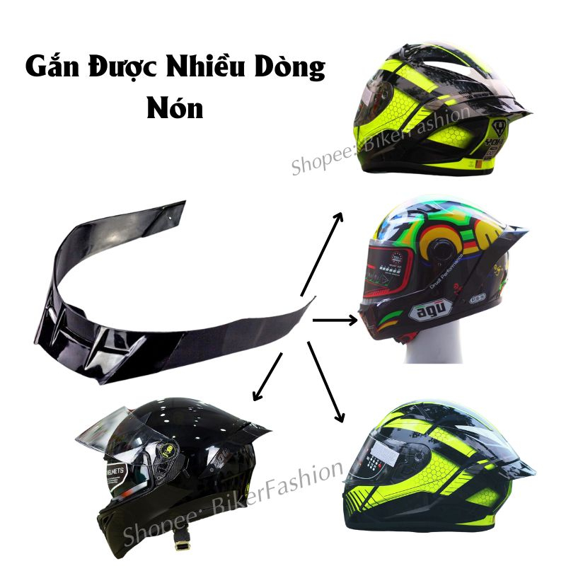 Đuôi Gió Uniswap Gắn Mũ Bảo Hiểm Fullface