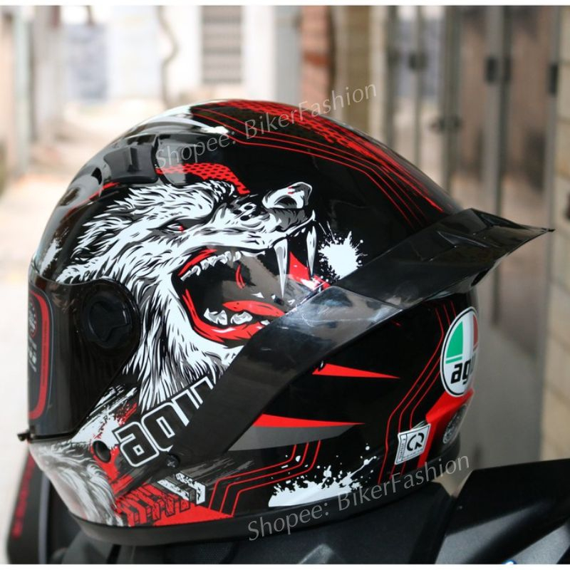 Đuôi Gió Uniswap Gắn Mũ Bảo Hiểm Fullface