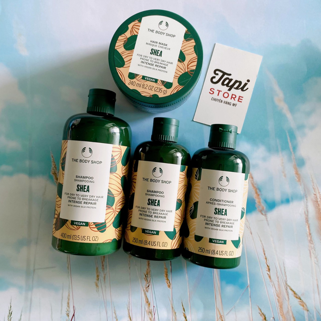 Dầu Gội/Xả The Body Shop Shea Butter Richly Replenishing Shampoo/Conditioner