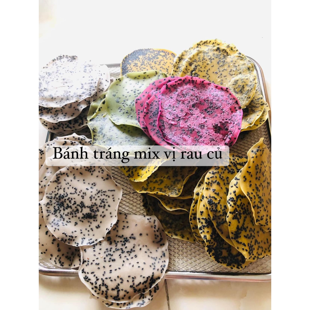 Bánh Khoai lang yến mạch/ Bánh hạt lanh ngũ cốc/ Bánh hạt dinh dưỡng/ Bánh tráng/ Bánh phồng rong biển - Túi 100g
