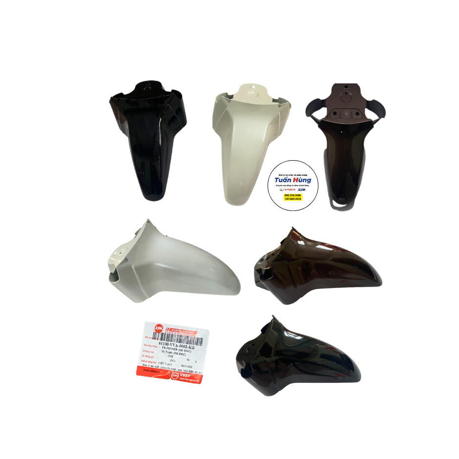 Vè trước xe Shark 125 đủ màu SYM