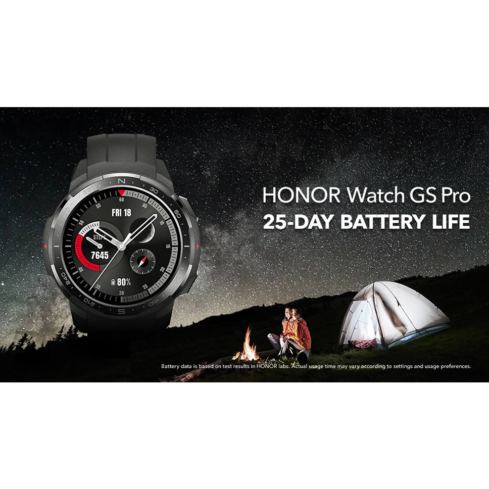 Đồng hồ thông minh Pin Siêu Khủng Long 25 Ngày 1 Lần Sạc HONOR GS PRO Nghe Gọi, Nghe Nhạc Ngay Trên Đồng Hồ