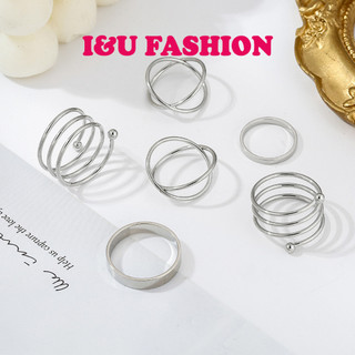 COMBO Bộ 6 Nhẫn Nam Nữ UNISEX Màu Bạc Vàng Phong Cách Basic Tối Giản Độc Lạ Dễ Mix Đồ Phụ Kiện Trang Sức Cá Tính NA-04