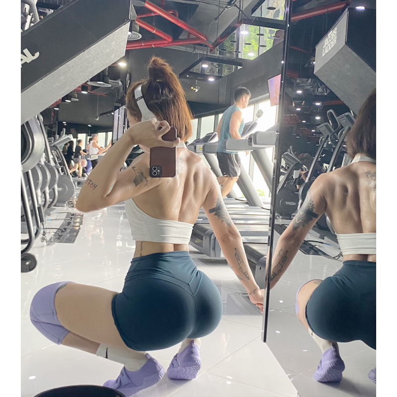 Áo Bra Yếm Plastron TomTiger Nữ Tập Thể Thao Gym Yoga