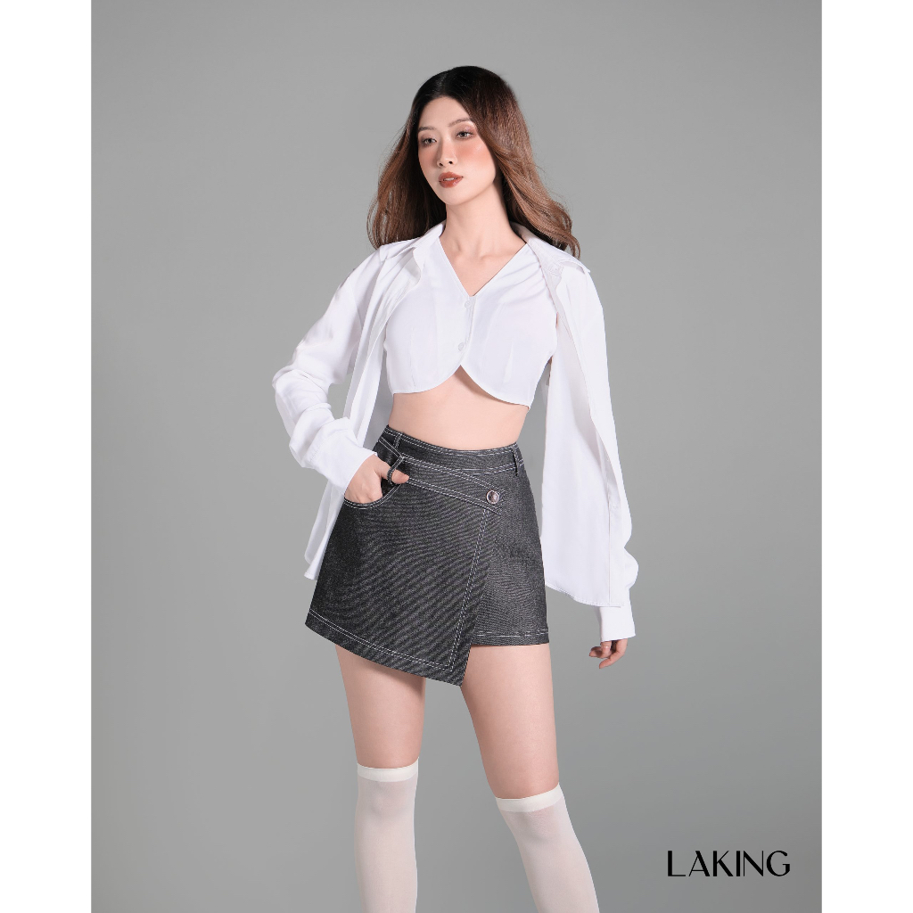 LAKING - Áo sơ mi layer gile