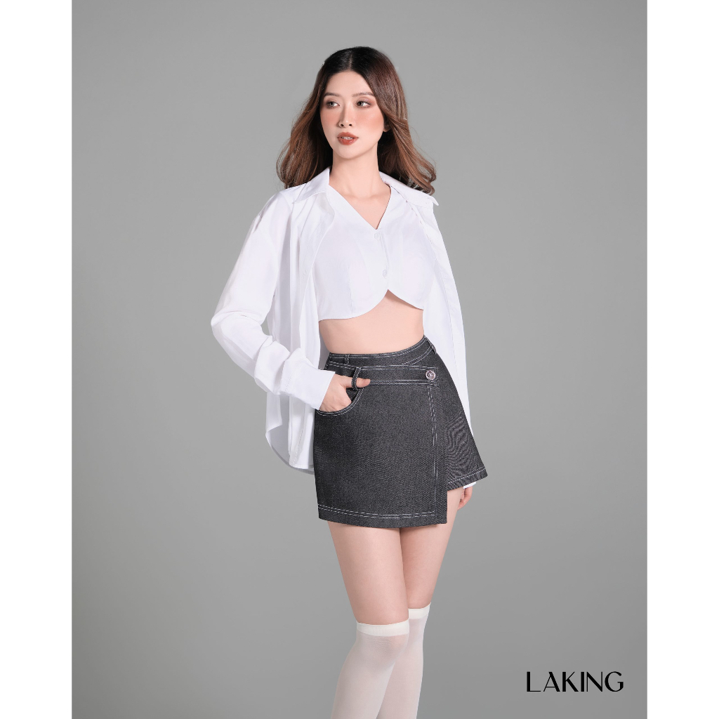 LAKING - Áo sơ mi layer gile
