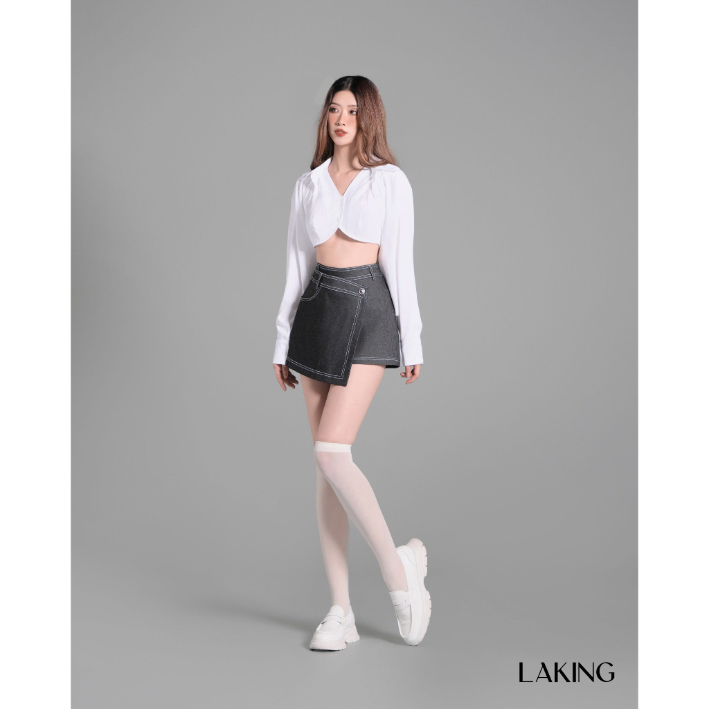 LAKING - Áo sơ mi layer gile