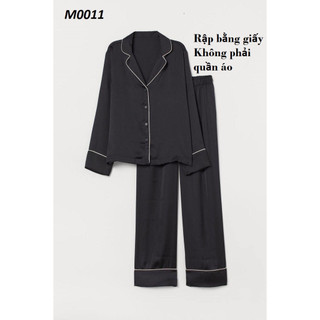 Rập giấy cắt sẵn mã M0011- rập giấy mẫu bộ pijama mặc nhà
