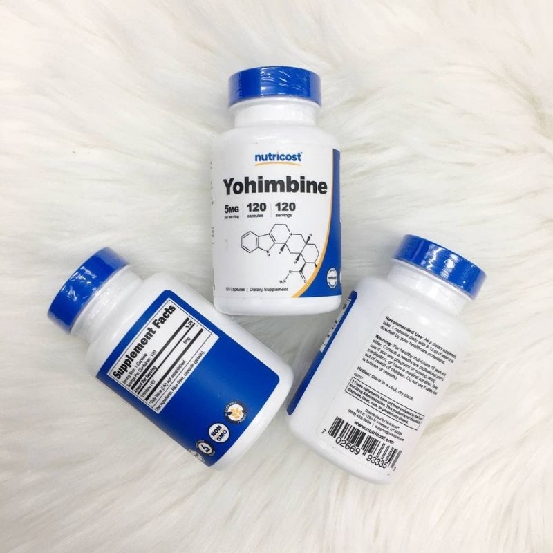 VIÊN UỐNG YOHIMBINE 5MG -- HỖ TRỢ GIẢM MỠ, TĂNG CƯỜNG SINH LÍ