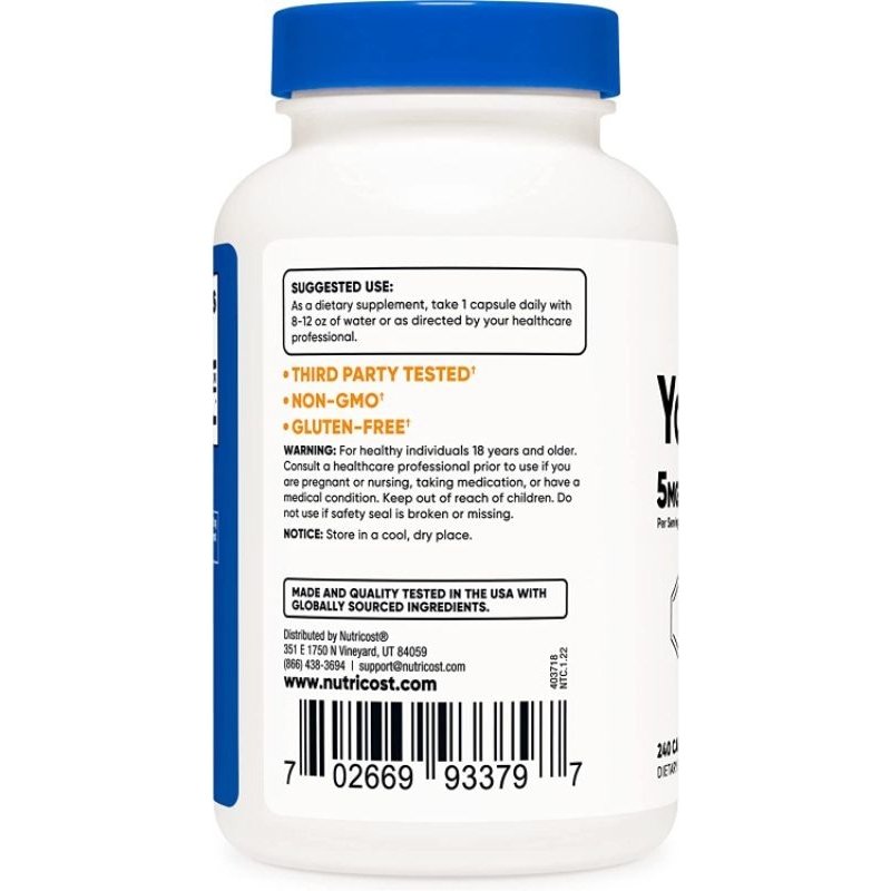 VIÊN UỐNG YOHIMBINE 5MG -- HỖ TRỢ GIẢM MỠ, TĂNG CƯỜNG SINH LÍ