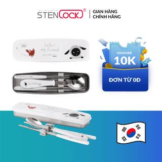 Bộ muỗng đũa tập ăn cho bé Stenlock Hàn Quốc