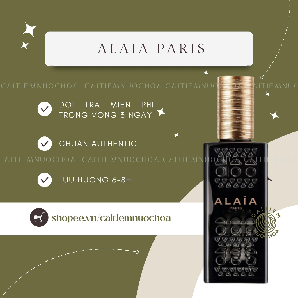 ✨ Nước hoa Alaia Paris EDP 10ml - 𝘊𝘢𝘪𝘵𝘪𝘦𝘮𝘯𝘶𝘰𝘤𝘩𝘰𝘢 ✨