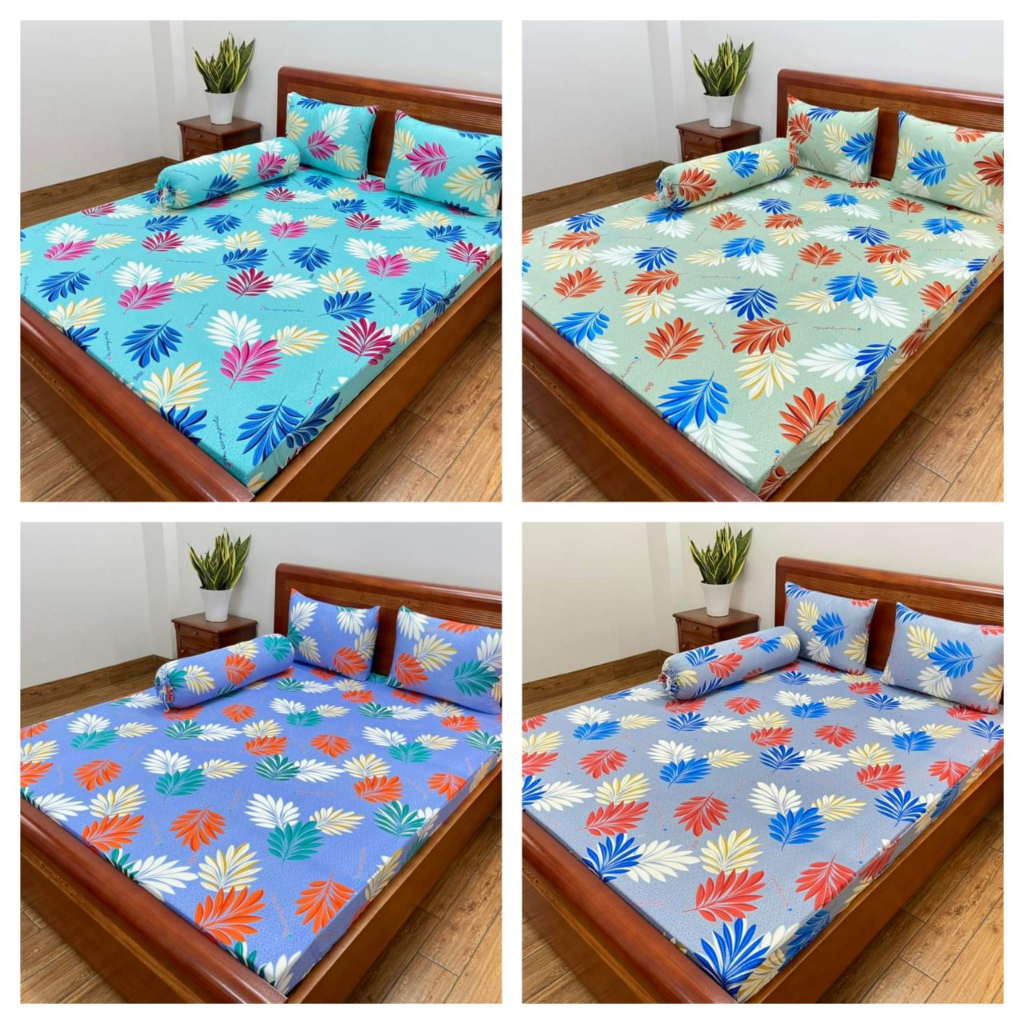 Drap bộ thun Mẫu hoa, giá tốt nhất