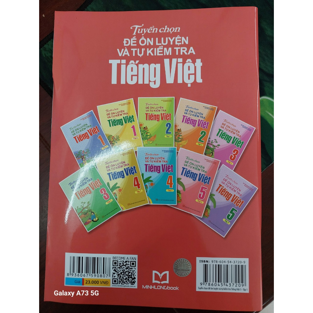 Sách: Tuyển Chọn Đề Ôn Luyện Và Tự Kiểm Tra Tiếng Việt Lớp 5 - Tập 1