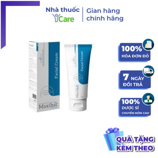  Kem dưỡng ẩm chàm nẻ phục hồi da Maxibac Facial tuýp 50g 