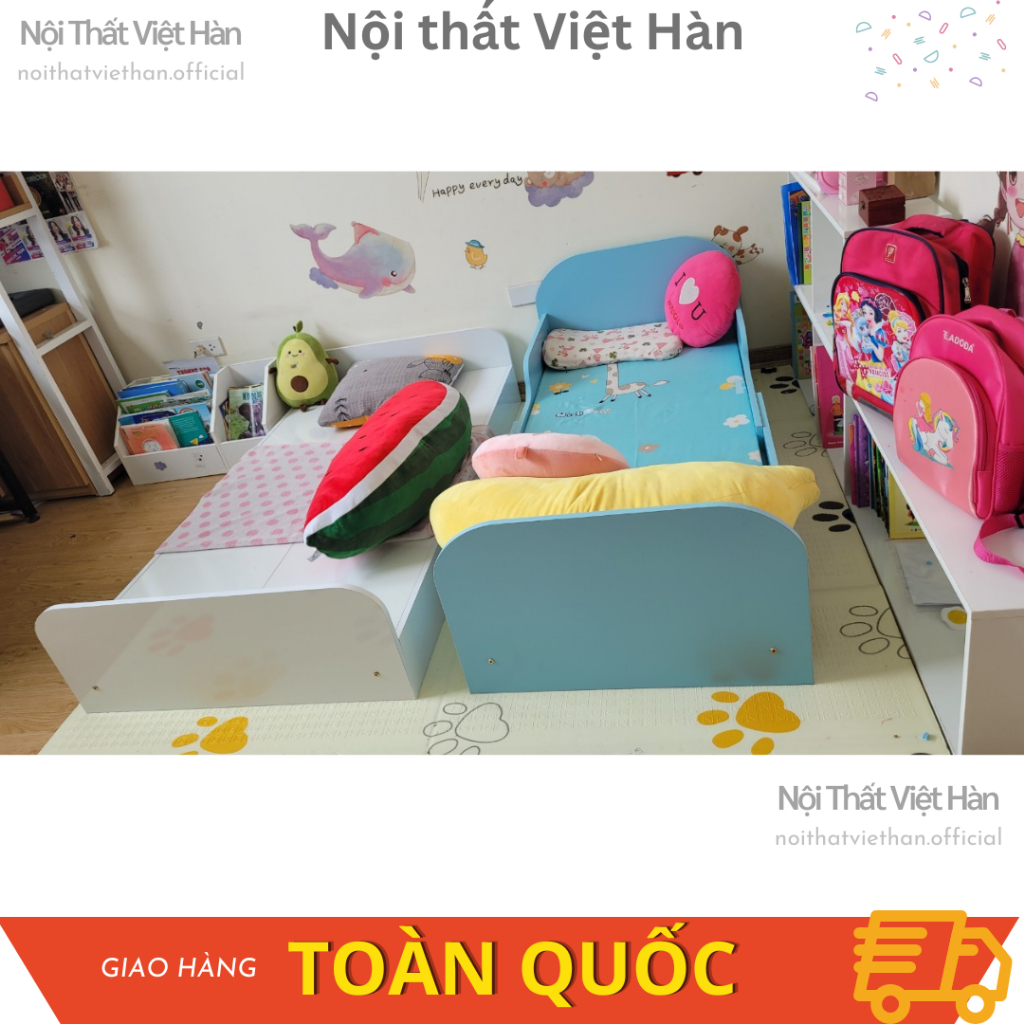 Giường ngủ trẻ em BK02 140cmx80cm, giường cho bé