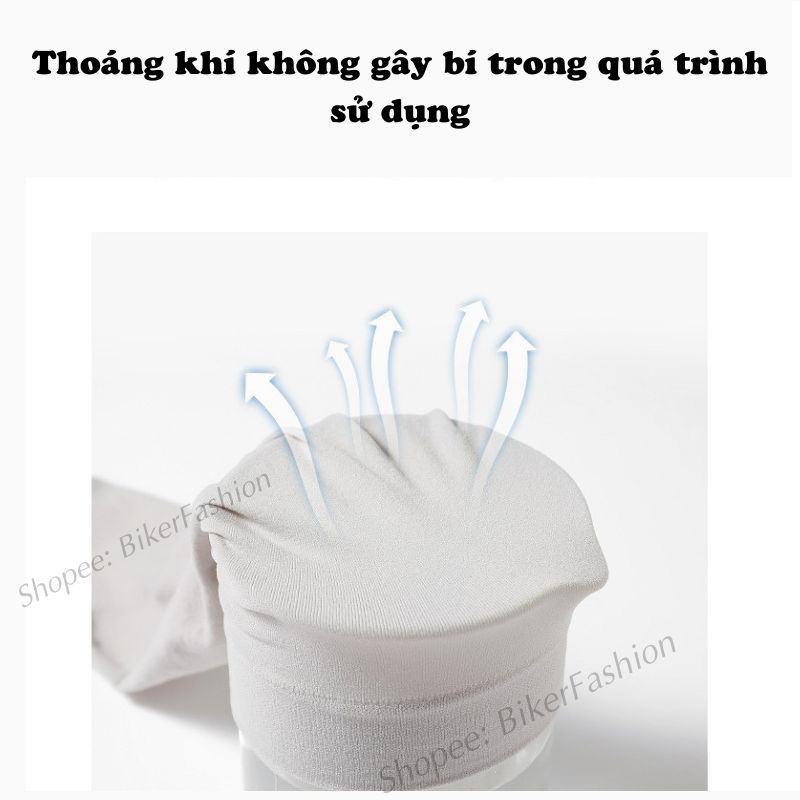 Găng Tay Chống Nắng Nam Nữ Let's Slim Bao Tay Đi Phượt Xỏ Ngón Vải Co Giãn Tốt Mát Mẻ