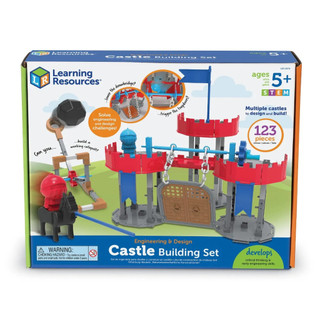 Kỹ thuật và thiết kế: lâu đài - Engineering & Design Castle Building Set - Learning Resources
