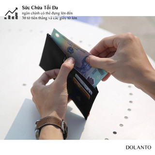 Ví DOLANTO BRAND Mega Wallet - Đứng
