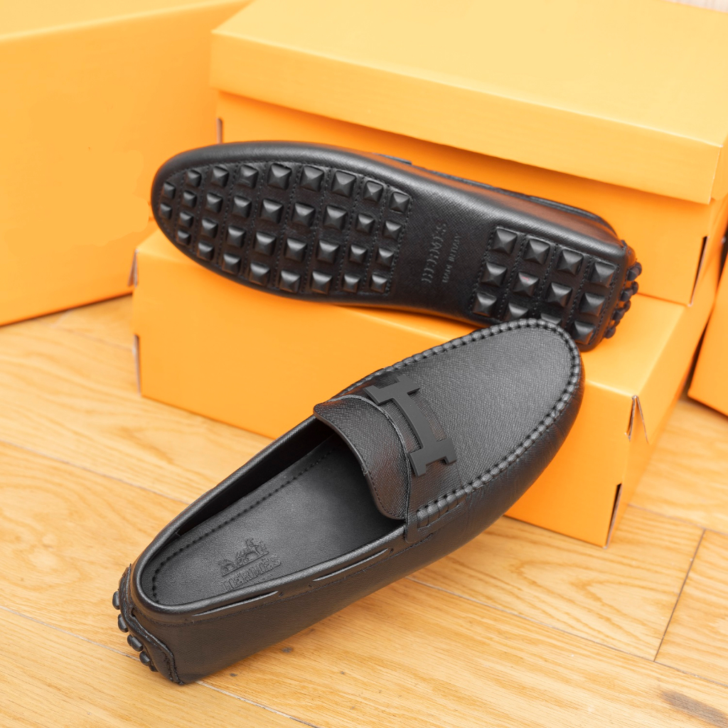 Giày Mọi Nam, Giày Lười Nam Công Sở Da Thật Size 38 Đến 43 Mã M068
