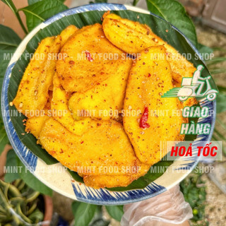 Xoài Sấy Muối Ô Mai Lon 500Gram & Lon 300Gram - Xoài Sấy Muối Ớt - Xoài Sấy Cay